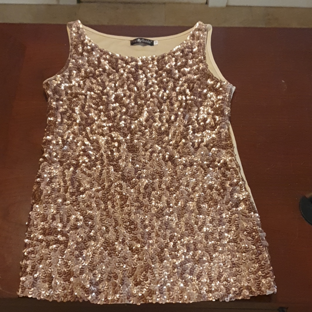 Sequin tank top